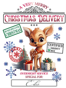 PRE ORDER: SANTA SACK REINDEER