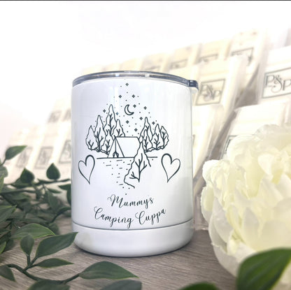 Lowball Tumbler 300ml “Camping Cuppa”
