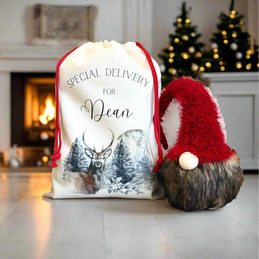 Stag / Moon Santa Sack