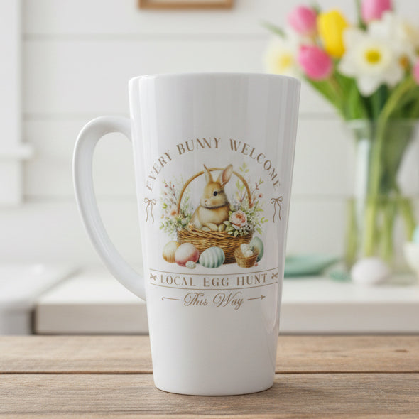 Bunny Vintage Spring Latte Ceramic Mug 17oz inc Box