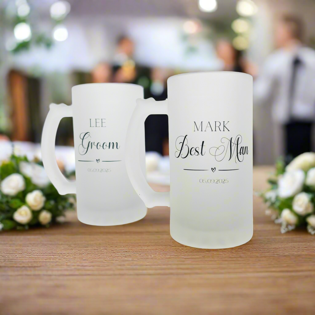 Best Man/Groomsman - Frosted Stein (Personalised)