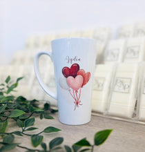 New Love Heart Balloons Latte Ceramic Mug 17oz  inc Box