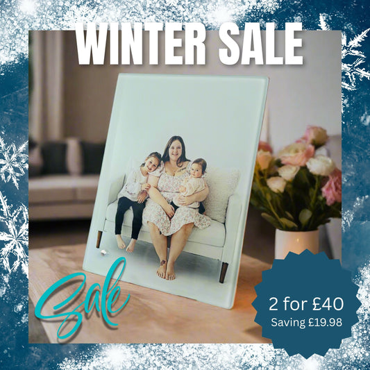 Glass Photo Frame 20x15cm