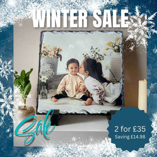 Small Gloss Photo Slate (14cm)