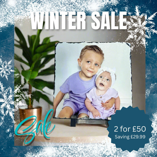 Gloss Photo Slate 19cm (Photo Only)