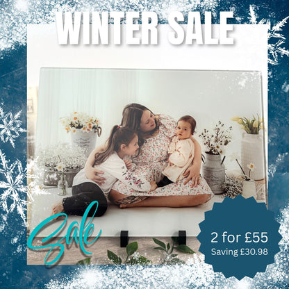 A3 Rectangle Smooth Photo Chopping Board Only