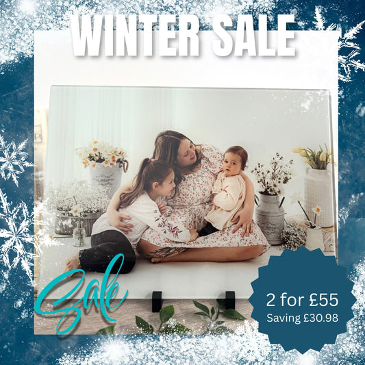 A3 Rectangle Smooth Photo Chopping Board Only