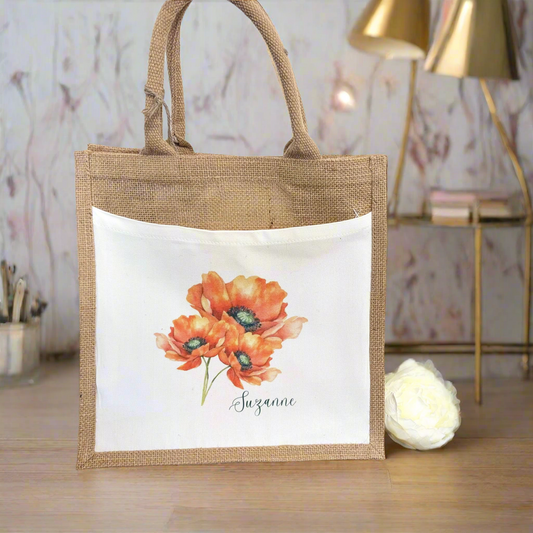 Any Name - Poppy Tote Bag