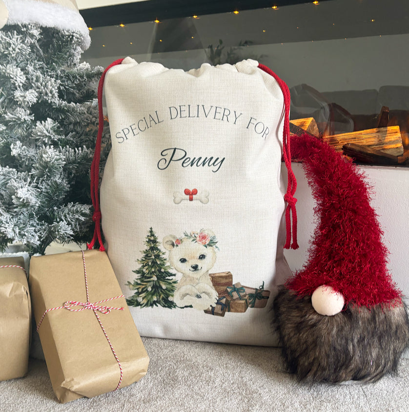 Santa Sack Snow Animal for Pets