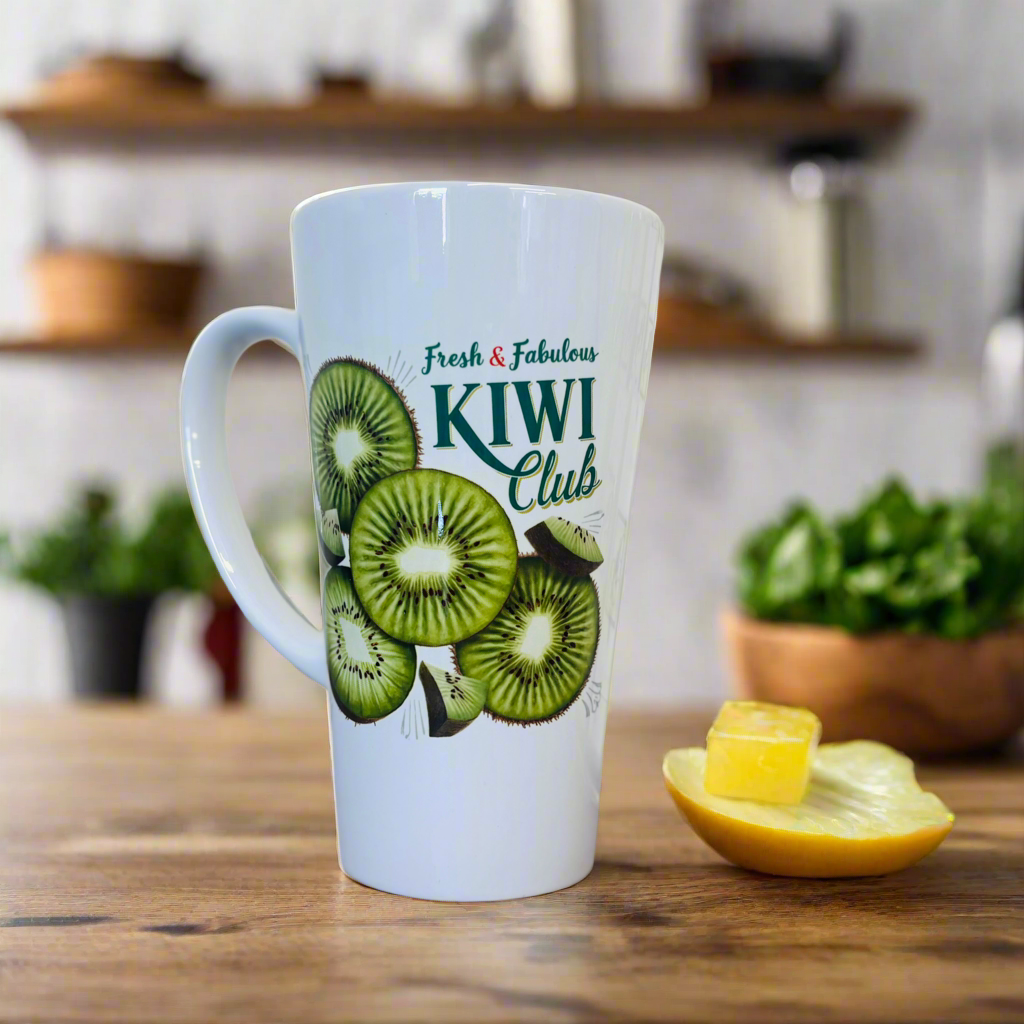 Kewi Club Fruit 17oz Latte Mug