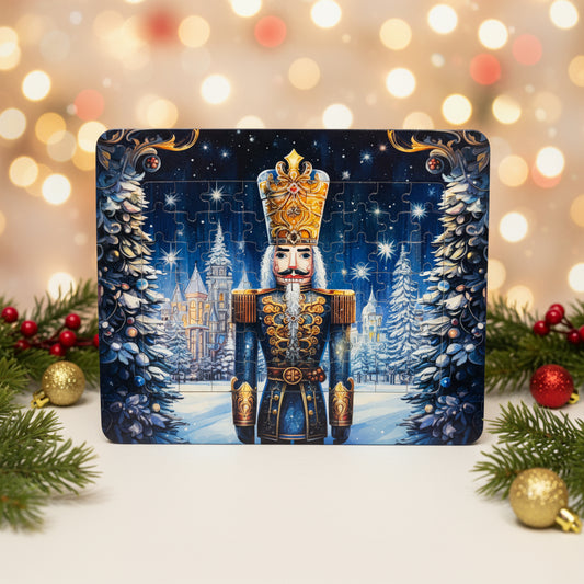 Blue Nutcracker Frame Jigsaw