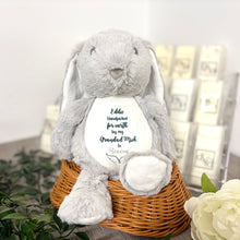 Floppy Rabbit Plush Teddy -“Handpicked for Earth” with Angel Wings