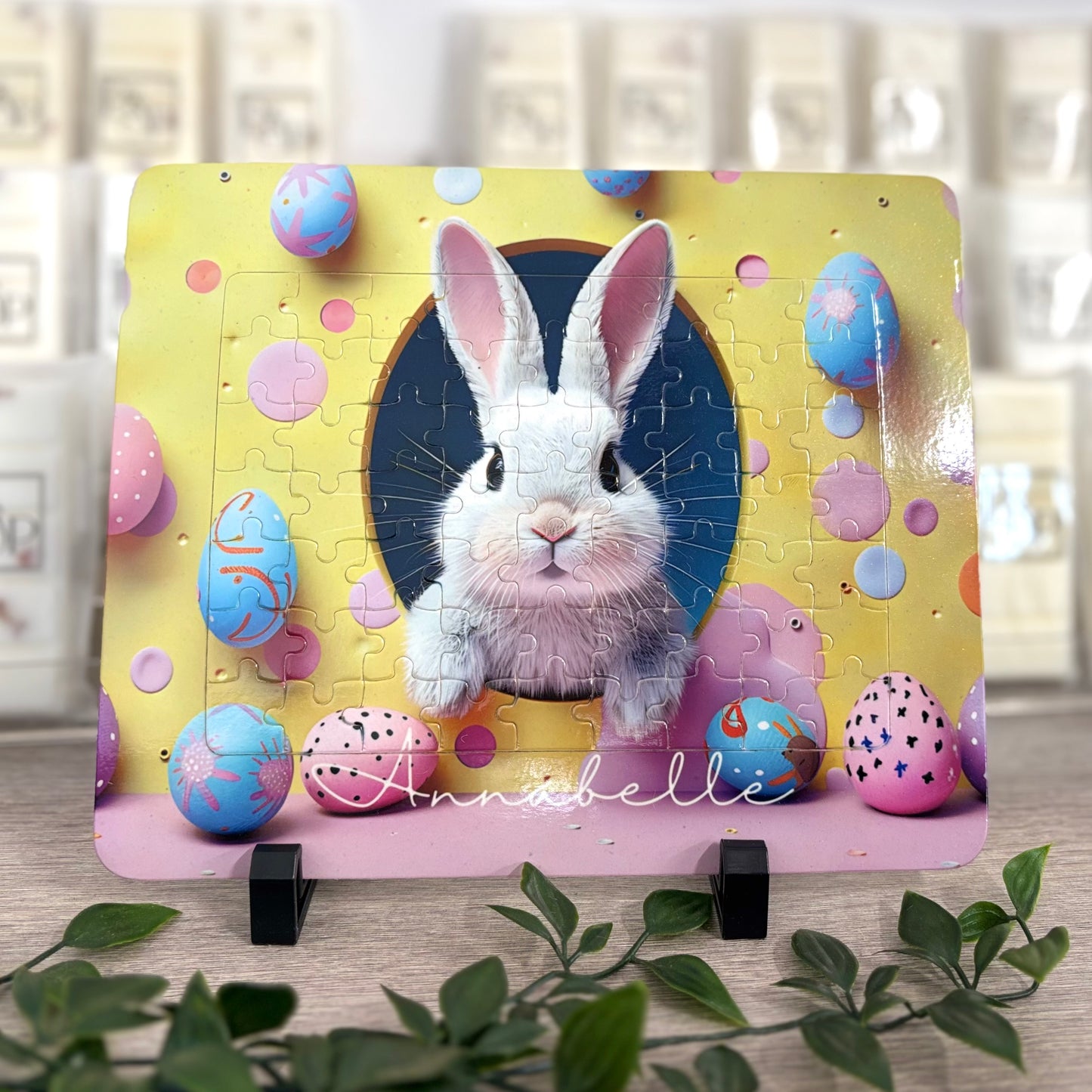 Yellow Rabbit Frame Jigsaw