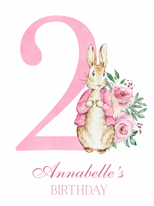 TESTER Birthday Sack Birthday Number (any number)