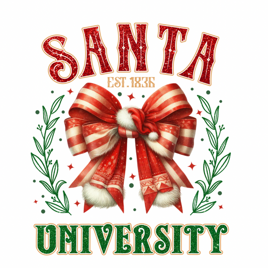Santa University (Splash Back/ Chopping Board &filled Cushion)