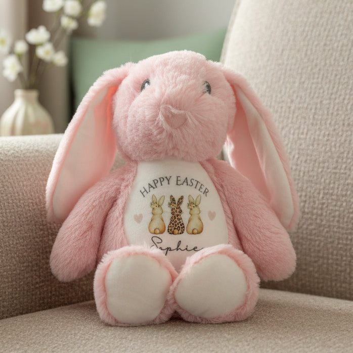 Floppy Rabbit Plush Teddy - Happy Easter