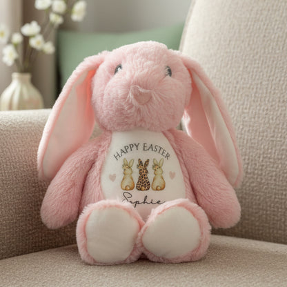 Floppy Rabbit Plush Teddy - Happy Easter