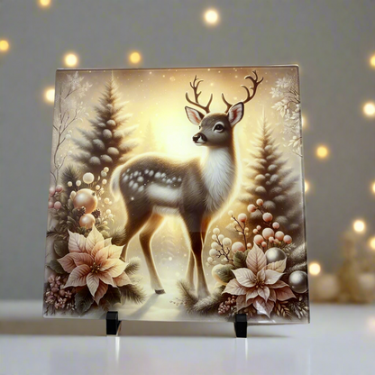 Dusky Reindeer Chopping Board 30cm