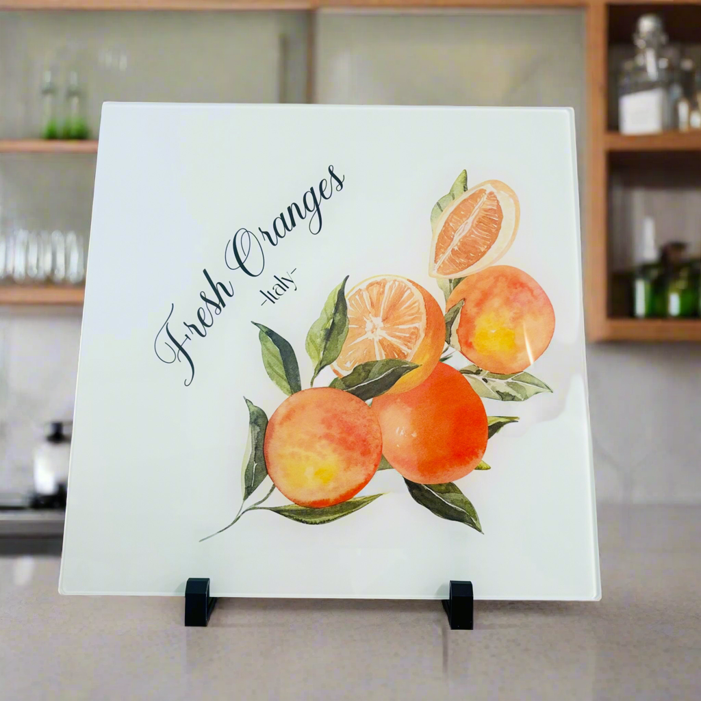 Fresh Orange of Italy 30cm Chopping Board