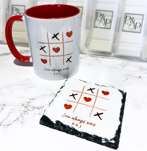 “ “Love always Wins” Mug and Coaster Set