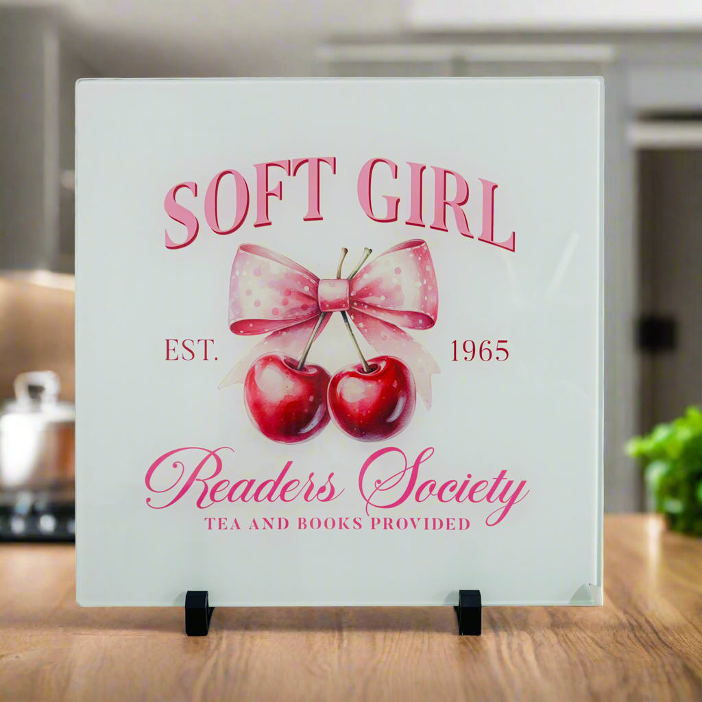 Soft Girl Cherry Vintage 30cm Chopping Board