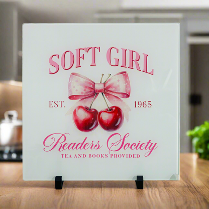 Soft Girl Cherry Vintage 30cm Chopping Board