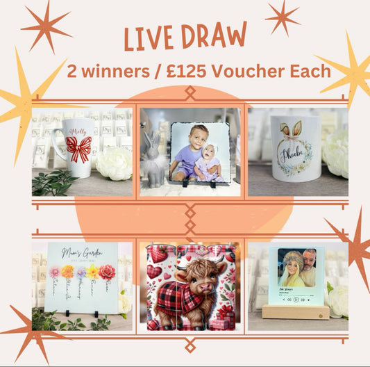 Raffle 100 numbers / £2.99 - drawn Tuesday 10th Feb