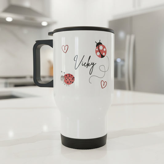 Travel Mug 14oz LadyBird Design