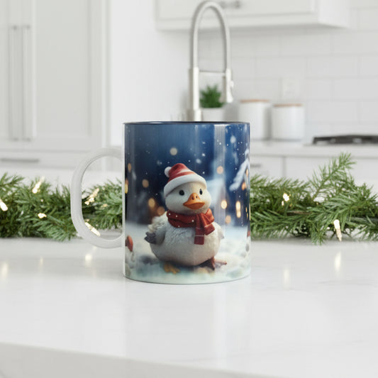 Plastic/ Polymere Mug Christmas Duck Designs