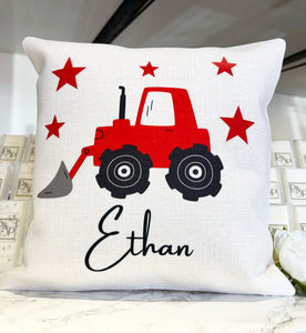 Red Tractor Cushion