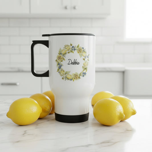Lemon 14oz Travel Mug