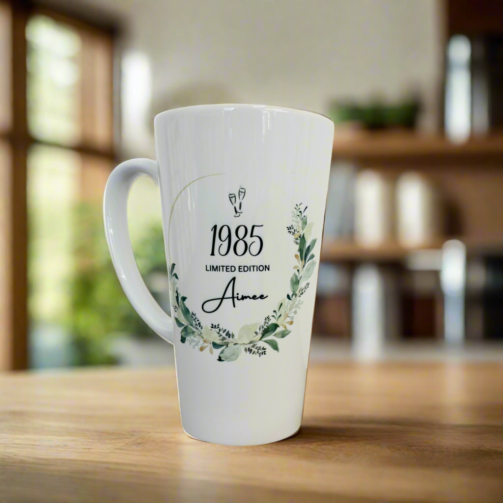 Milestone Year Birthday 17oz Latte