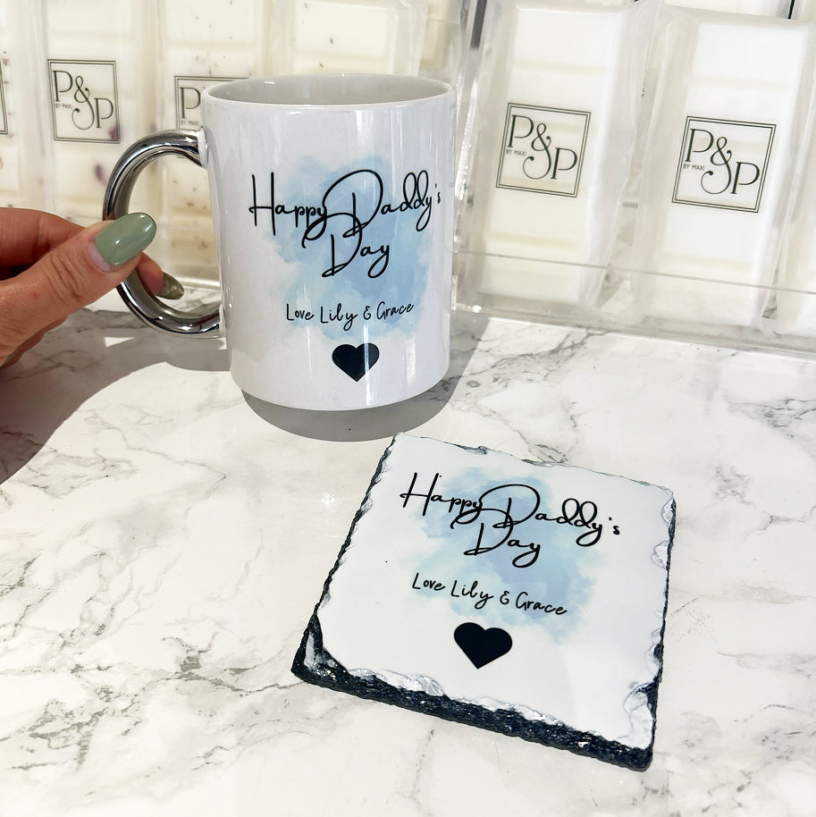 Happy Daddy’s Day Mug and Coaster Set