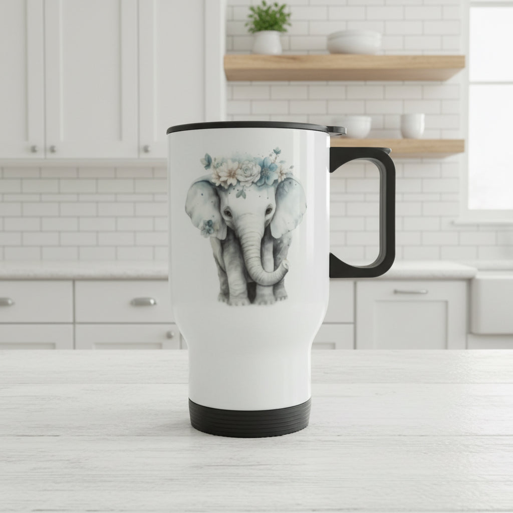 Travel Mug 14oz Baby Elephant