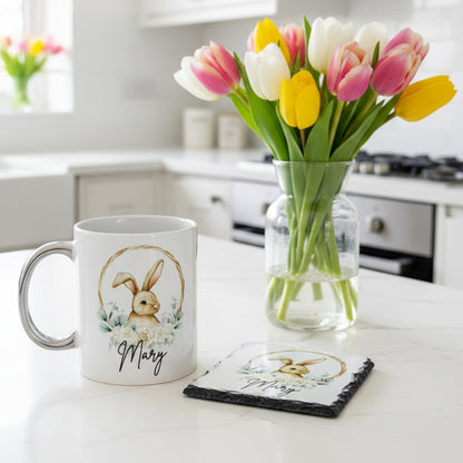 Rabbit Mug and Coaster Set