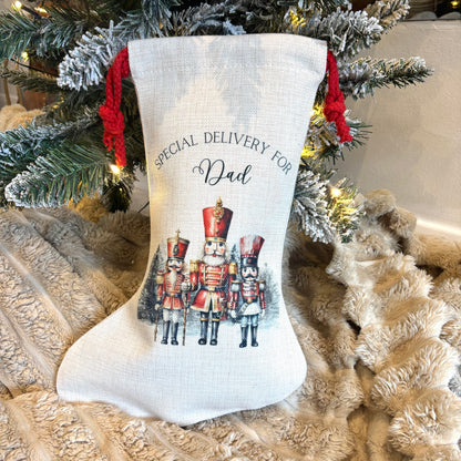 Santa Sack Trio of Nutcrackers