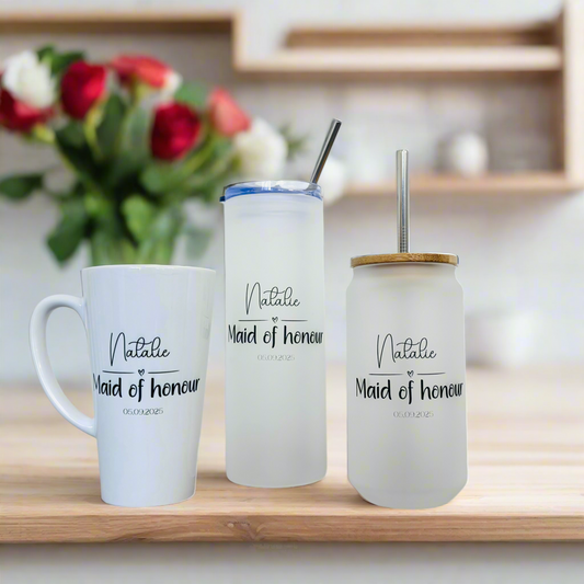 Bridesmaid/ Bride heart -  Trio Bundle