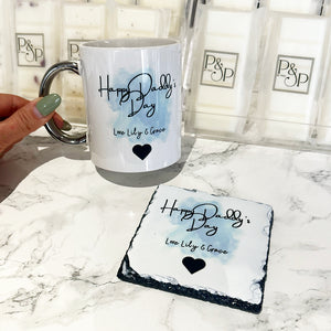 Happy Daddy’s Day Mug and Coaster Set
