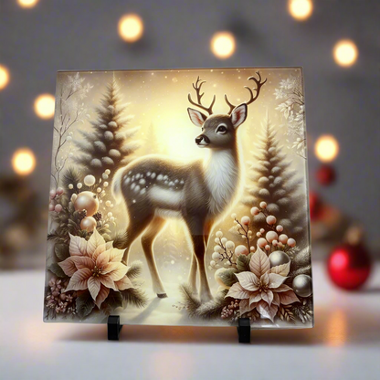Dusky Reindeer Chopping Board 30cm
