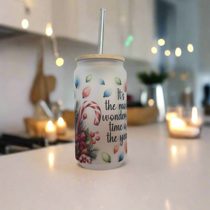 Christmas Can 18oz Tumbler