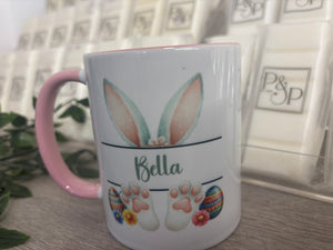 Easter mug -rabbit - bella (Mark on front)