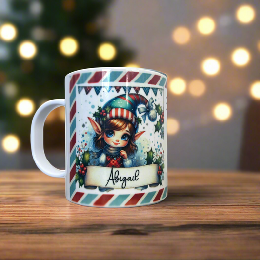 Plastic/ Polymere Elves -Girl Mug