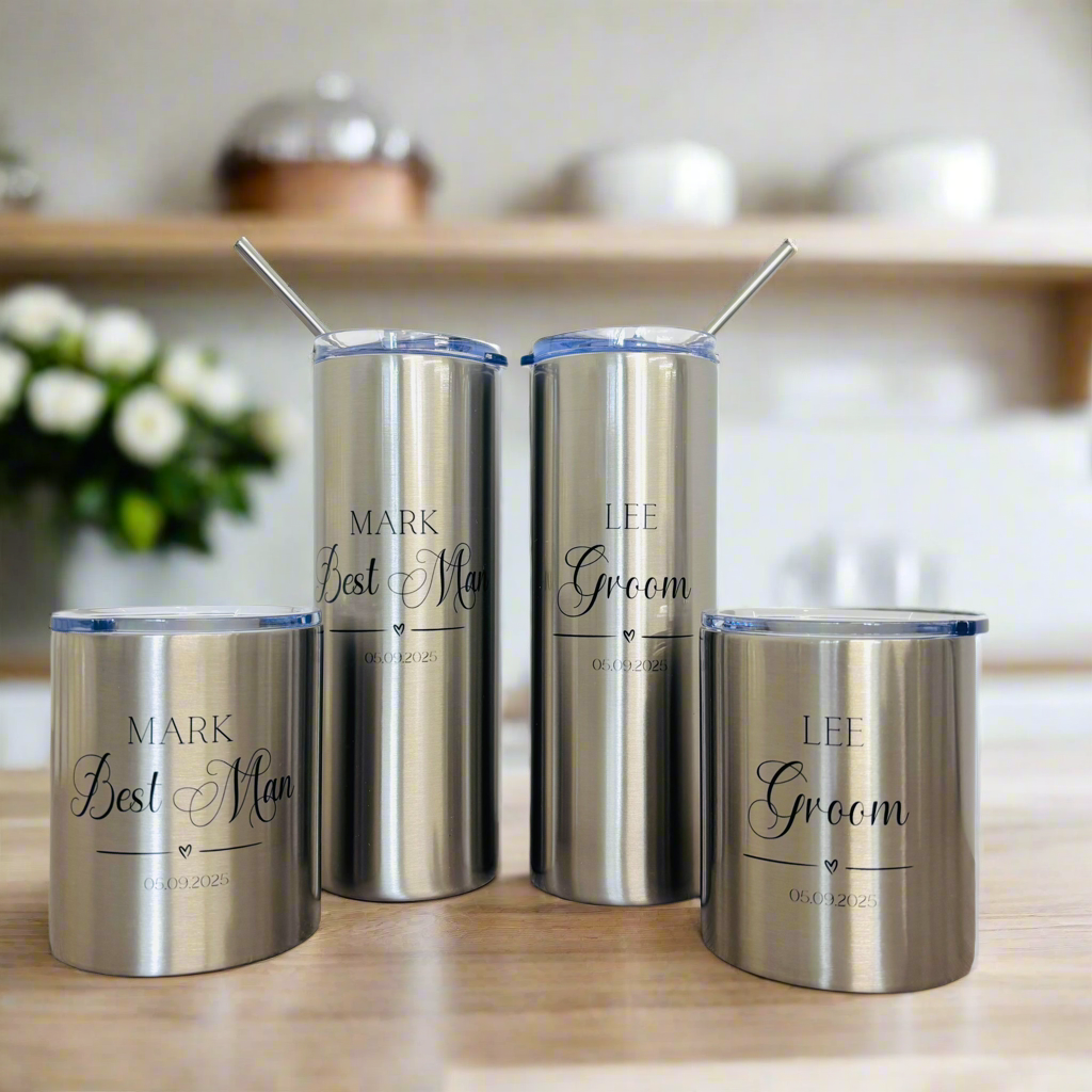 Bestman/ Groomsman Stein & Tumbler Bundle
