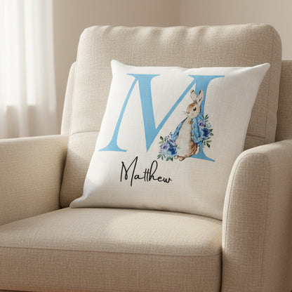 Blue Initial with Rabbit (Various Products)