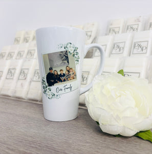 New Latte Ceramic Photo Mug 17oz inc Box