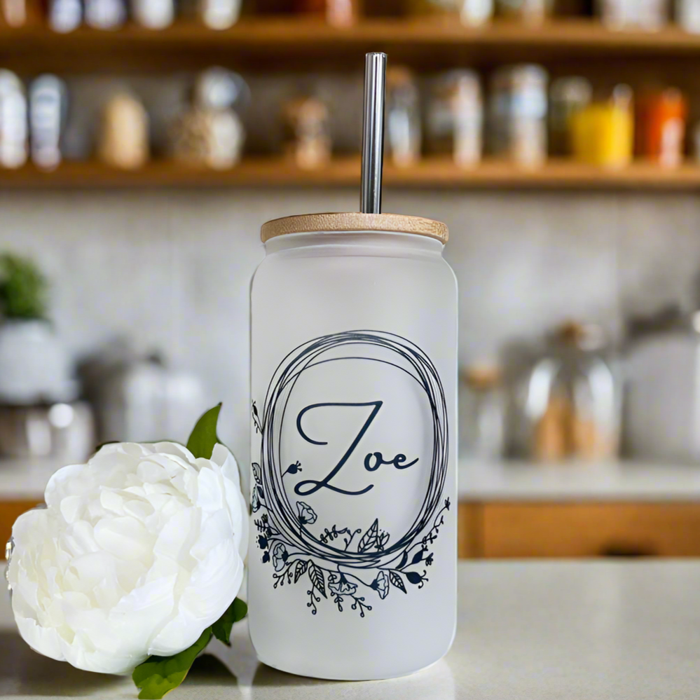 Name Wreath Tumbler