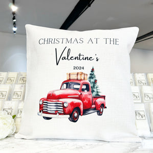 Christmas Bright Red Truck Design