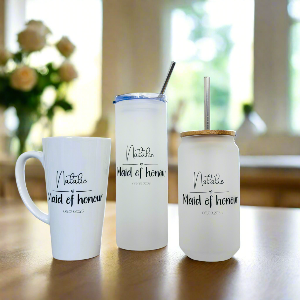 Bridesmaid/ Bride heart -  Trio Bundle