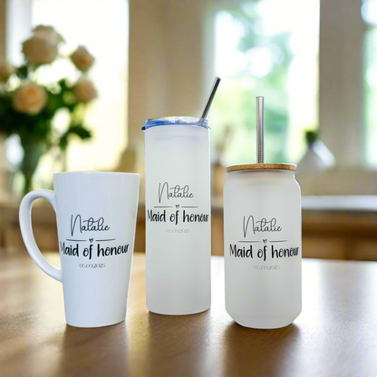 Bridesmaid/ Bride heart -  Trio Bundle