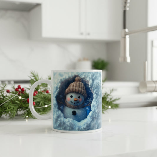 Plastic/ Polymere Mug Snowman